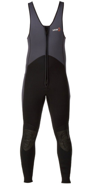 2026 Yak Kayak Front Zip 3mm Long John Neopreno Grey / Black 5403-A